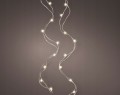 Lampki świąteczne micro LED ciepłe białe 1,95 m