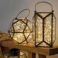 Lampki świąteczne micro LED ciepłe białe 1,95 m