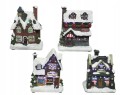 Figurka świąteczna LED dekoracyjna domek 12 cm