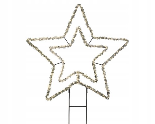 Gwiazda świąteczna LED dekoracja zewnętrzna 58 cm