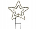Gwiazda świąteczna LED dekoracja zewnętrzna 38 cm