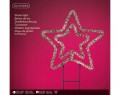 Gwiazda świąteczna LED dekoracja zewnętrzna 38 cm
