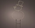 Bałwan świąteczny LED dekoracja zewnętrzna 47 cm
