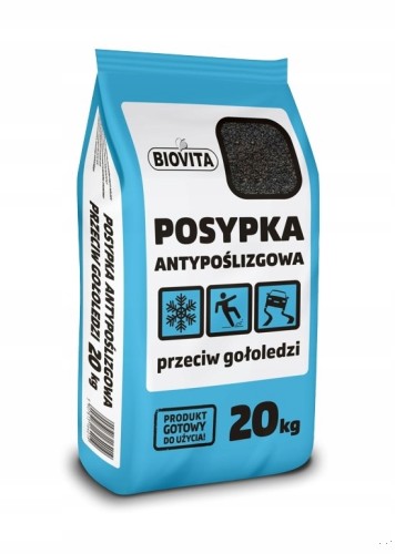 Posypka antypoślizgowa przeciw gołoledzi 20 kg