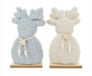 Figurka dekoracyjna świąteczna łoś 28 cm 