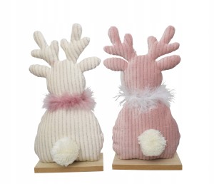 Figurka świąteczna dekoracyjna renifer 24 cm