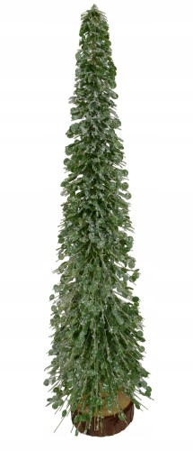 Drzewko świąteczne ozdobne ośnieżone 50 cm