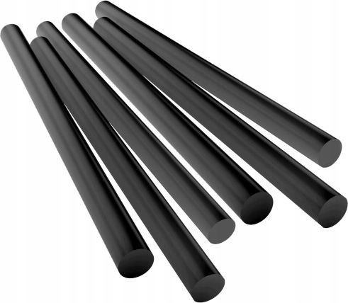 Klej na gorąco do pistoletu czarny Dedra 6 szt.