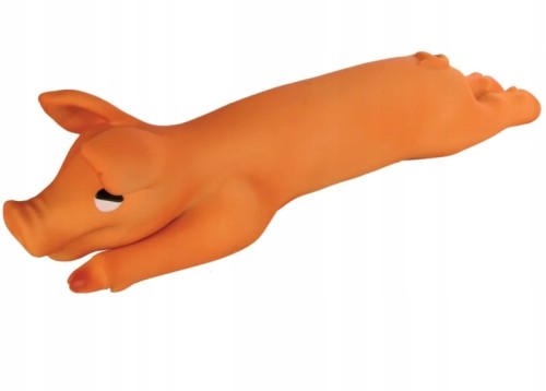 Zabawka dla psa świnka piszcząca 13 cm