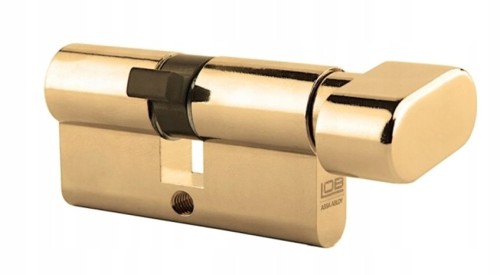 Wkładka do zamka z gałką mosiężna LOB 30/35