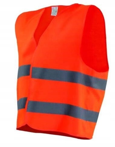 Kamizelka odblaskowa ostrzegawcza pomarańcz XXXL