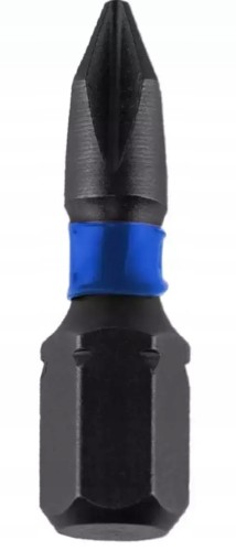 Końcówki wkrętakowe udarowe bity PH 2x25 mm 2 szt