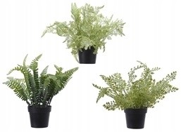 Sztuczna paproć w doniczce zielona 26 cm