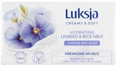 Mydło w kostce Luksja len i mleczko ryżowe 90 g