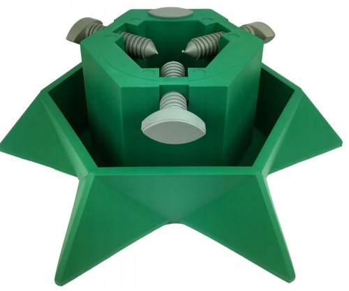 Stojak na choinkę zielony gwiazda 39,5 cm