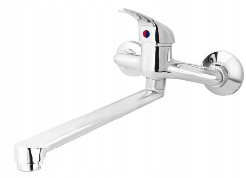 Bateria kuchenna ruchoma ścienna chrom Asti