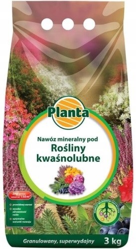 Nawóz do roślin kwasolubnych Planta 3 kg
