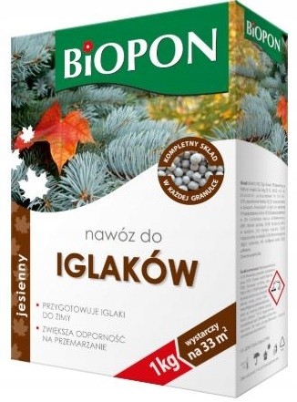 Nawóz jesienny do iglaków Biopon 1 l