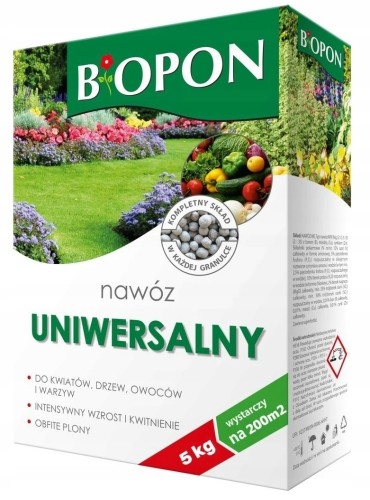 Nawóz uniwersalny do roślin kwiatów i warzyw 5 kg