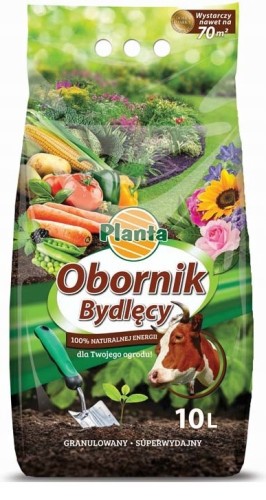 Obornik bydlęcy nawóz naturalny granulowany 10 l