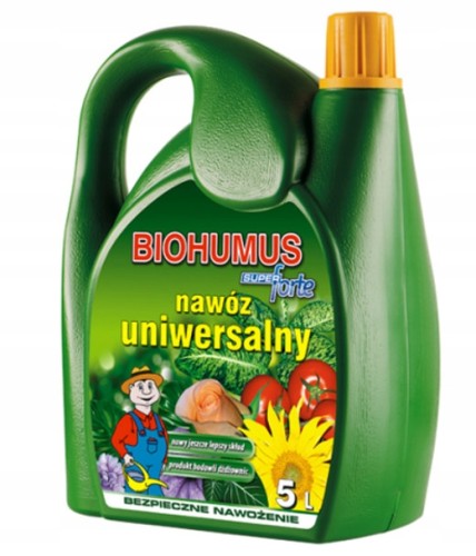 Nawóz uniwersalny naturalny biohumus forte płyn 5 l