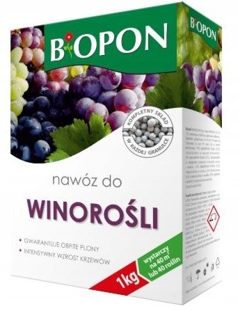 Nawóz do winorośli i krzewów jagodowych granulat 1 kg