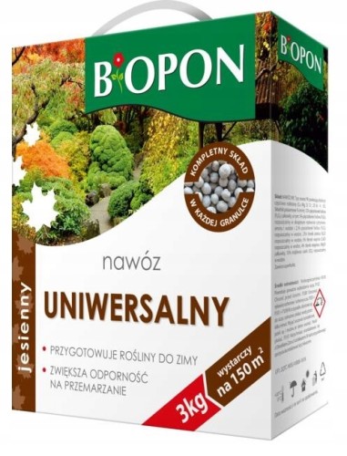 Nawóz uniwersalny jesienny granulat 3 kg