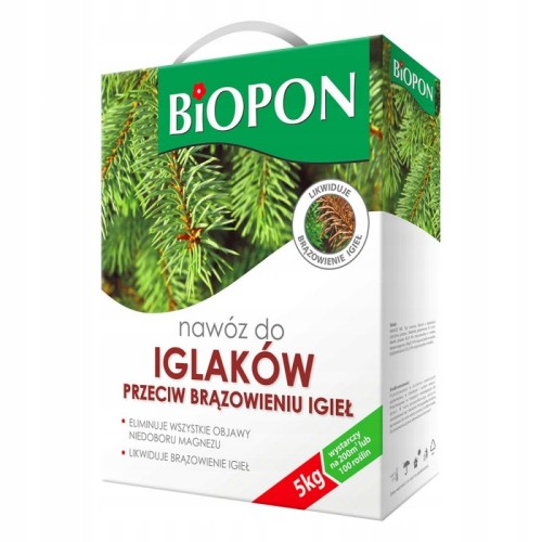 Nawóz do iglaków przeciw brązowieniu igieł 5 kg