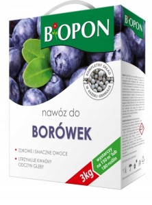 Nawóz do borówek granulowany 3 kg