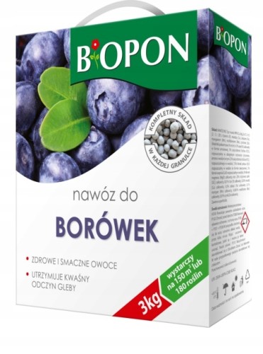 Nawóz do borówek granulowany 3 kg