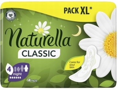 Naturella Classic Night podpaski ze skrzydełkami 14 szt.