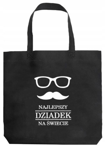 Torba Najlepszy Dziadek na świecie czarna