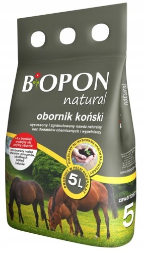 Nawóz naturalny obornik koński granulowany 5 l