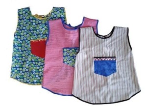 Fartuszek dla dzieci kuchenny do jedzenia i malowania