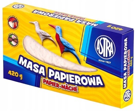 Masa papierowa papier mache 420 g