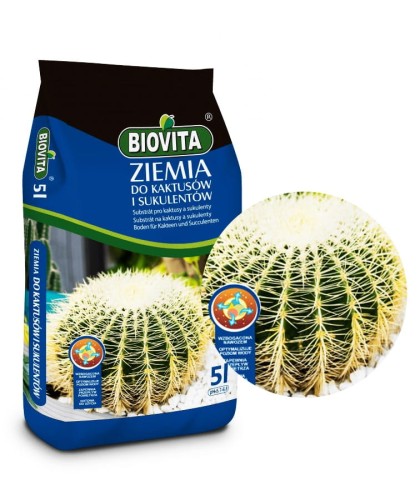 Ziemia podłoże do kaktusów i sukulentów 5L