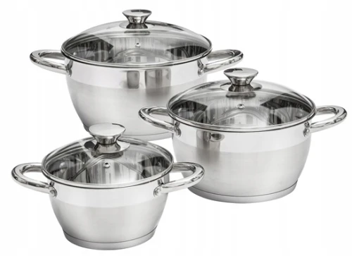 Zestaw garnków stal nierdzewna 6 el. Ambition