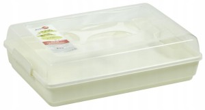 Pojemnik plastikowy na ciasto 44x30 cm