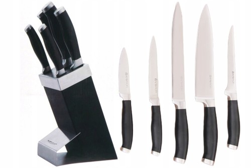 Ambition Komplet noży kuchennych w stojaku 6 el.