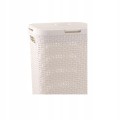 Kosz na pranie rattan kremowy 40 l