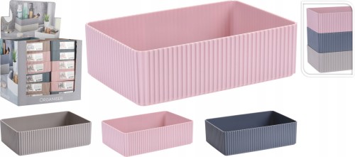 Organizer na kosmetyki plastikowy 21 x 14 x 6 cm