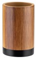 Kubek łazienkowy na szczoteczki brązowy 11 cm Wood