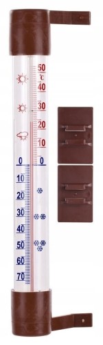 Bioterm Termometr zewnętrzny samoprzylepny brązowy