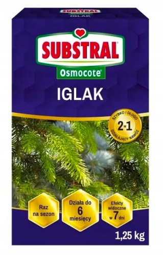 Nawóz do iglaków długo działający zdrowe pędy 1,25 kg