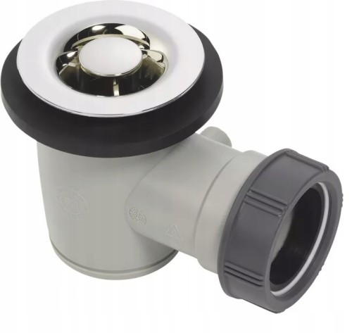 Syfon brodzikowy chrom czyszczony od góry 50 mm