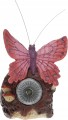 Lampka ogrodowa solarna LED motyl 11 cm