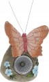 Lampka ogrodowa solarna LED motyl 11 cm