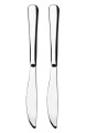 Nóż stołowy obiadowy Boston srebrny 2 sztuki