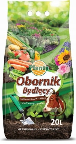 Nawóz naturalny obornik bydlęcy suszony 20 l