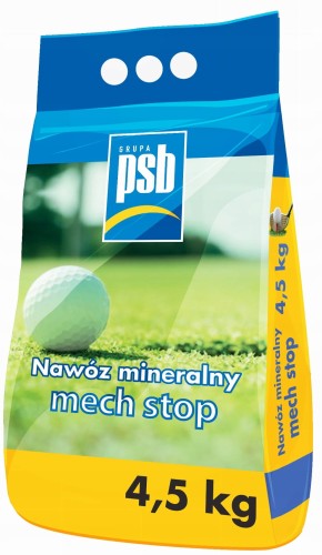 Nawóz mineralny do trawników na mech 4,5 kg